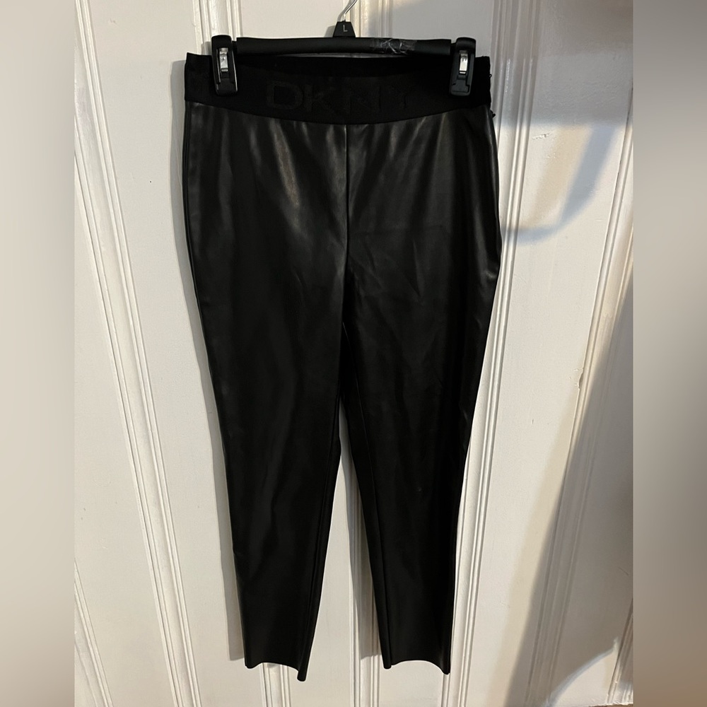DKNY Leather leggings